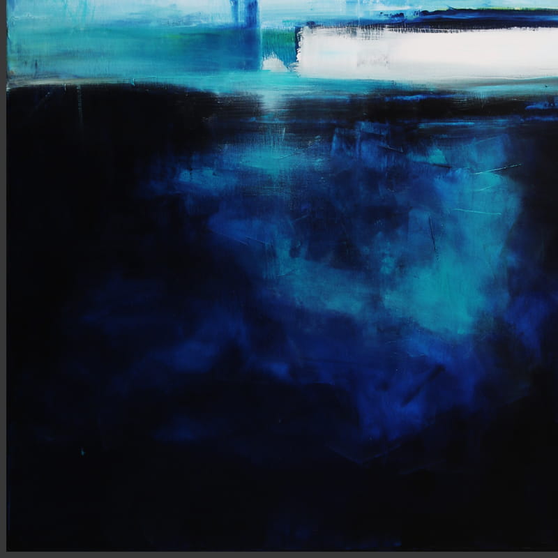 obraz olejny - Błękit paryski V