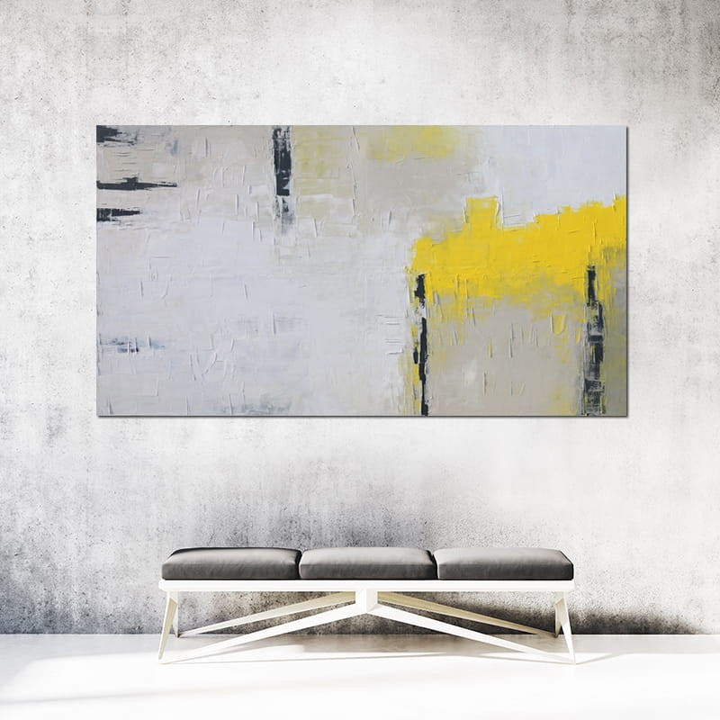 obraz olejny - Żółty II