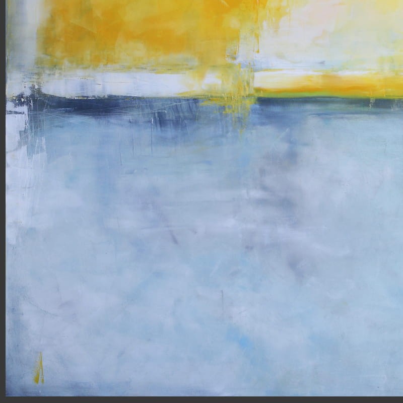 obraz olejny - Szafran i błękit II