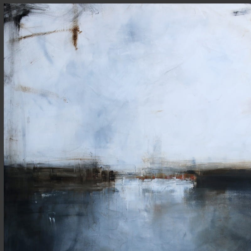 obraz olejny - Miedź i grafit VI