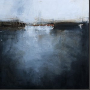 obraz olejny - Miedź i grafit VI