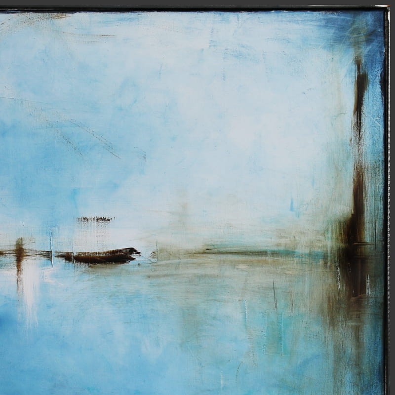 obraz olejny - Szafir i biel III