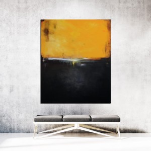 obraz olejny  -  Szafran i grafit II