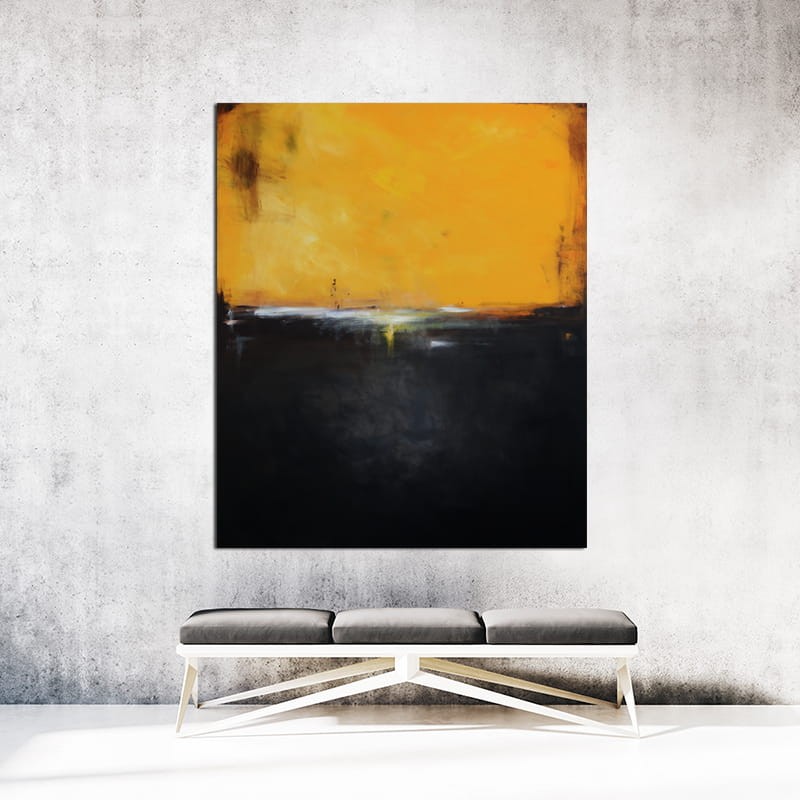 obraz olejny  -  Szafran i grafit II