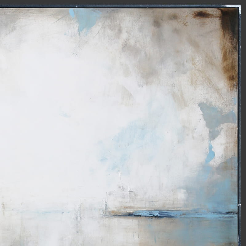 obraz olejny - Ciemna sepia I