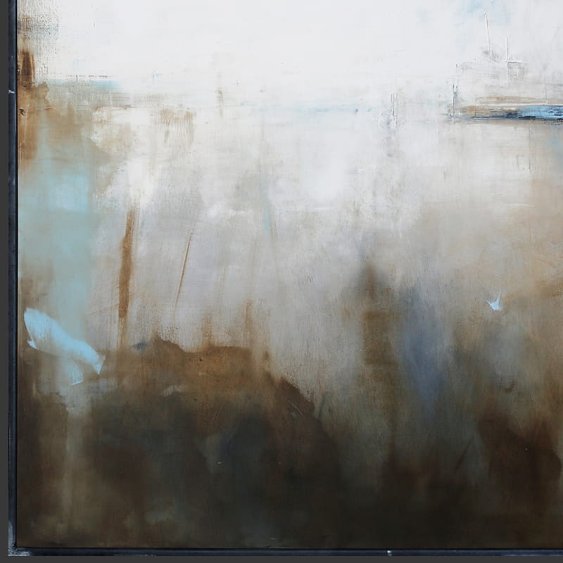 obraz olejny - Ciemna sepia I