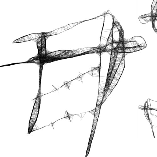 Autorska grafika nr 29 - detal