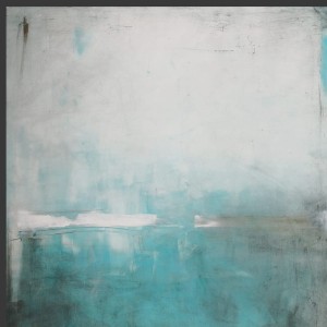 obraz olejny  -  Grafit i turkus I