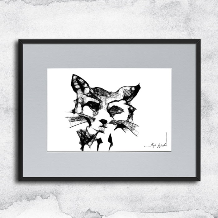 Autorska dziecięca grafika nr 130 - Lis Witalis