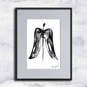 Autorska grafika nr 128 - Anioł