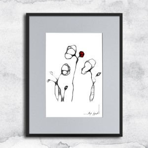 Autorska grafika nr 7 - maki