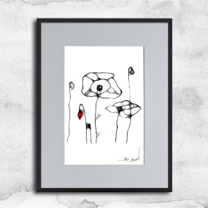 Autorska grafika nr 8 - maki