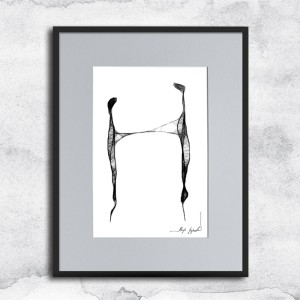 Autorska grafika nr 43 - Para