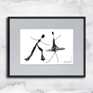 Autorska grafika nr 102 - Tango