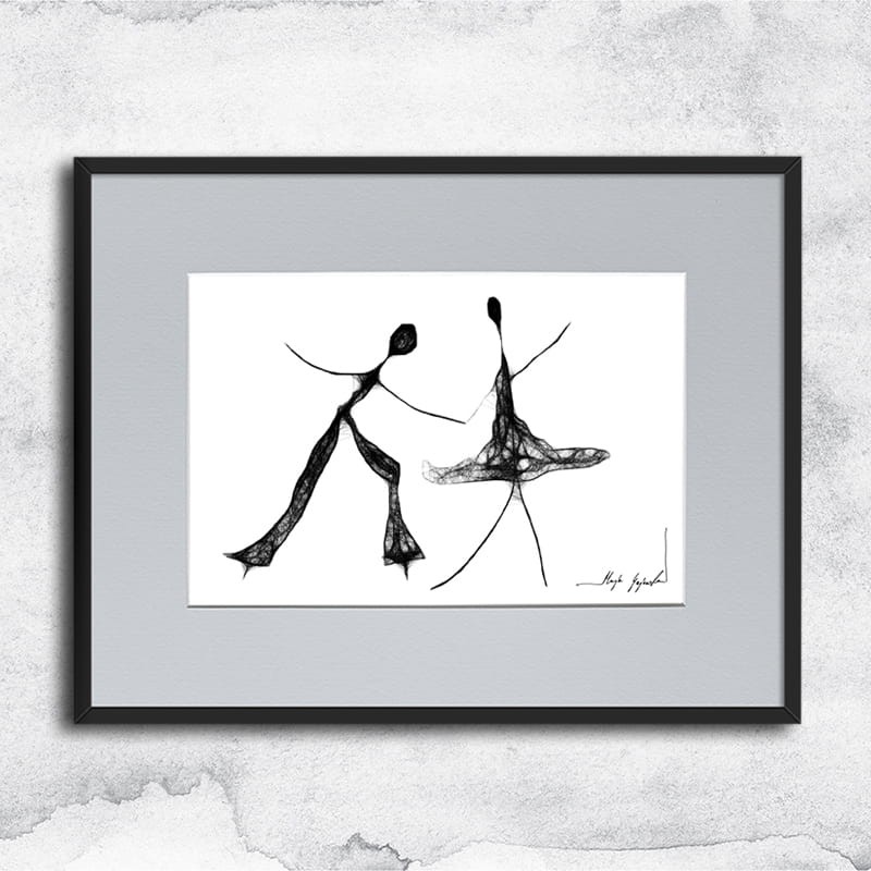 Autorska grafika nr 102 - Tango
