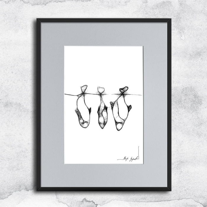 Autorska grafika nr 3 - Ryby