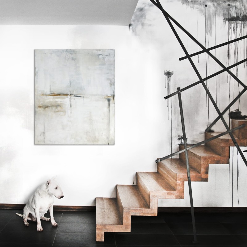 obraz olejny - Sepia i biel IV