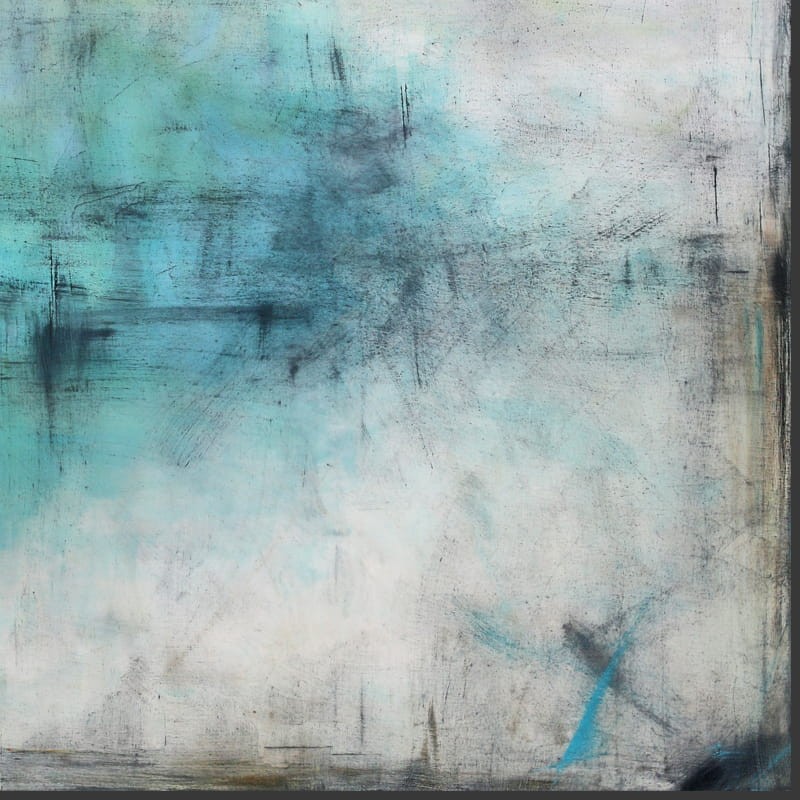 obraz olejny - Lazur i biel I