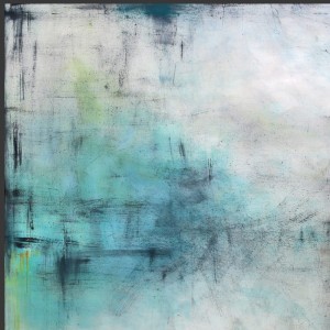 obraz olejny - Lazur i biel I