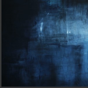 obraz olejny - Kobalt z błękitem I