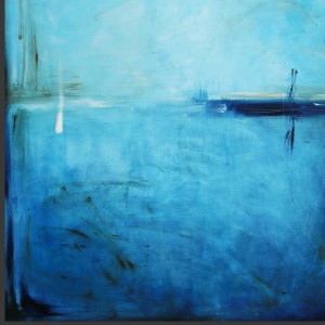 obraz olejny - Błękit XII