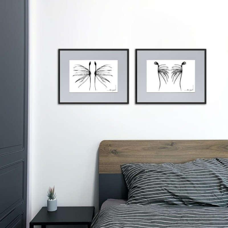 Autorska grafika nr 70 - anioły, grafika do sypialni