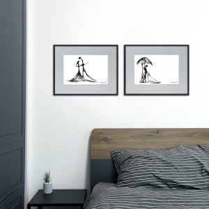 Autorska grafika nr 103 - taniec, grafika do salonu