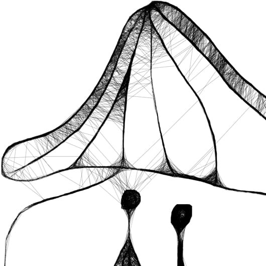 Autorska grafika nr 95 - Pod grzybkiem, detal