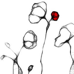 Autorska grafika nr 7 - detal
