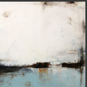 obraz olejny - Błękit i Biel V