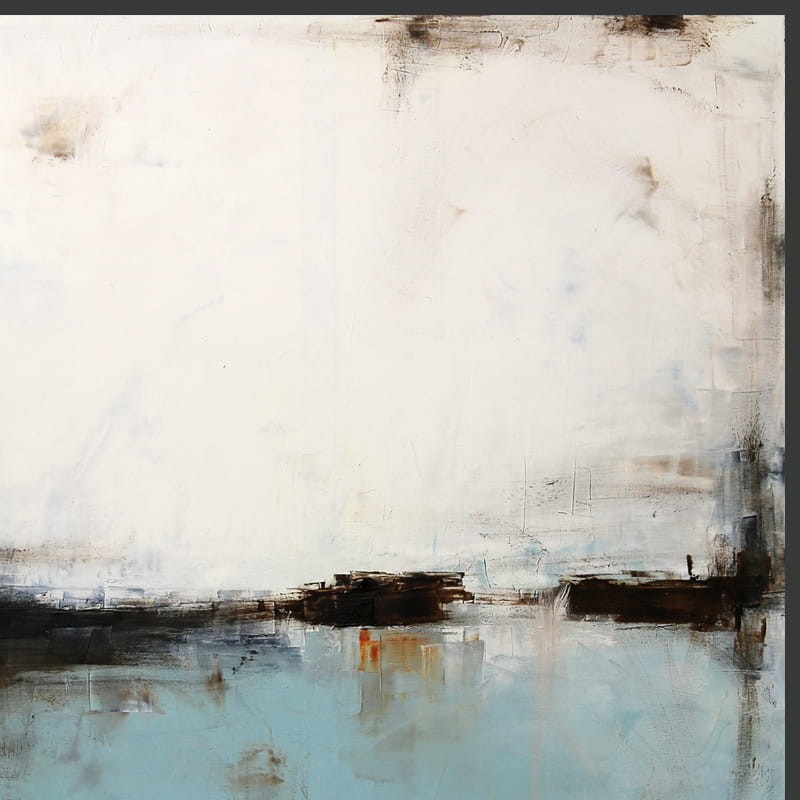 obraz olejny - Błękit i Biel V