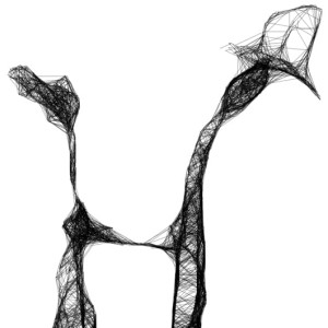 Autorska grafika nr 44 - Młoda Para, detal