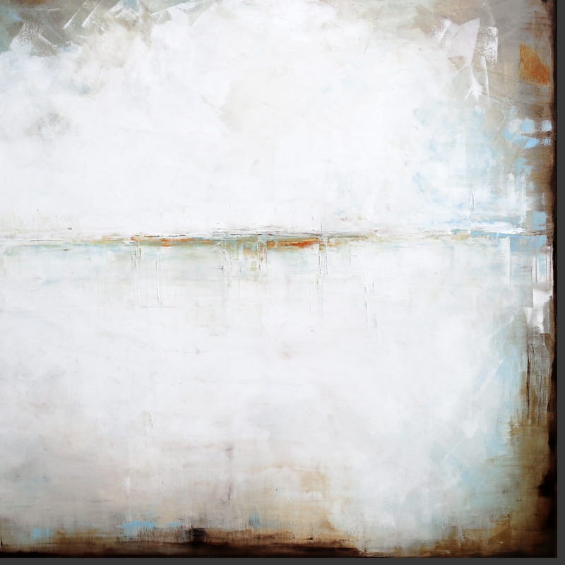 obraz olejny - Błękit i siena IV