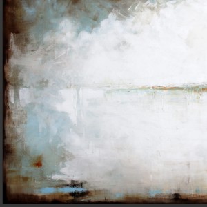 obraz olejny - Błękit i siena IV