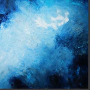 obraz olejny - Atrament i srebro II