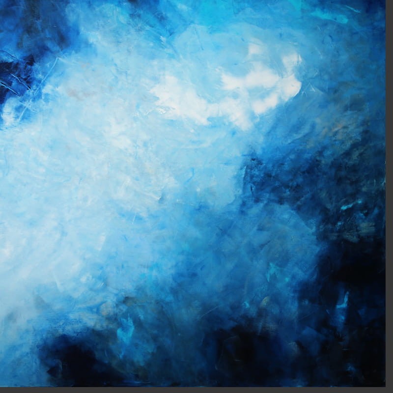 obraz olejny - Atrament i srebro II