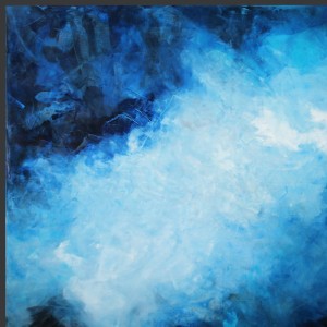 obraz olejny - Atrament i srebro II