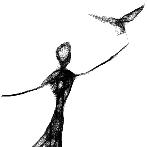 Autorska grafika nr 136 - detal