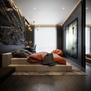 obraz olejny - Umbra z szarym I