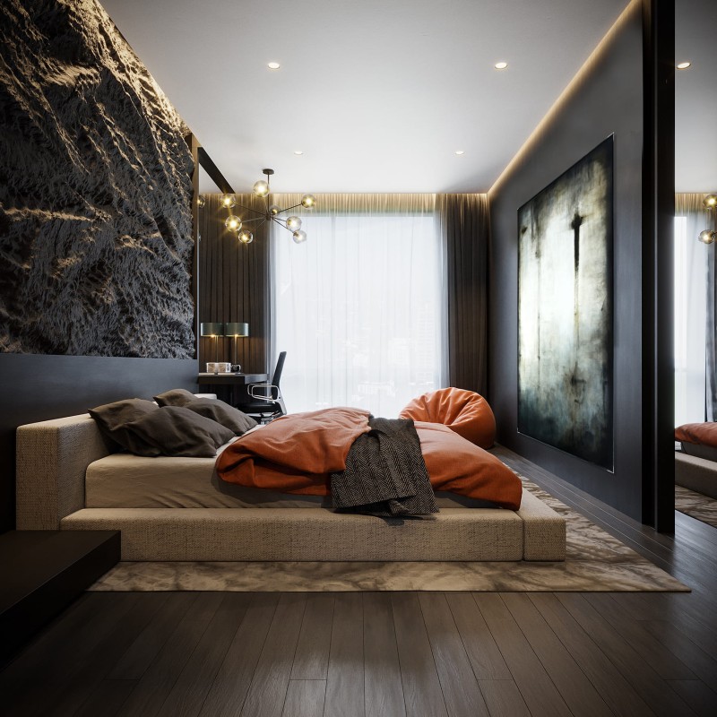 obraz olejny - Umbra z szarym I