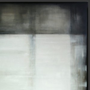 obraz olejny - Biel i heban I