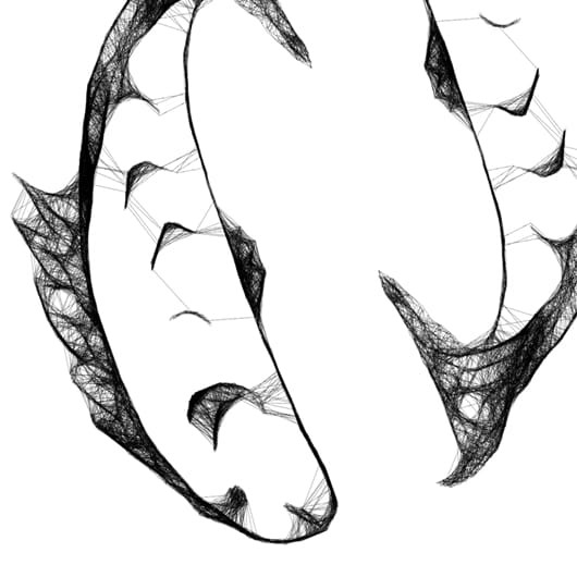 Autorska grafika nr 4 - Ryby - detal