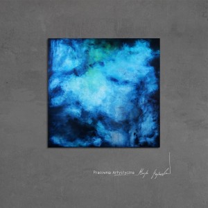 obraz olejny - Szafir i błękit I