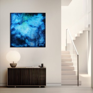 obraz olejny - Szafir i błękit I