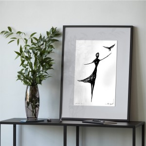 Autorska grafika nr 136 - do salonu