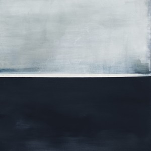 obraz olejny - Grafit i biel II