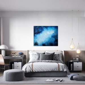 obraz olejny - Atrament i srebro II