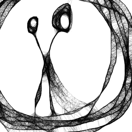 minimalistyczna grafika nr 77 - para, detal