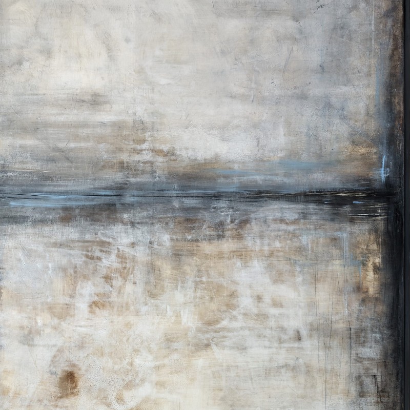 obraz olejny - Szary i beż I