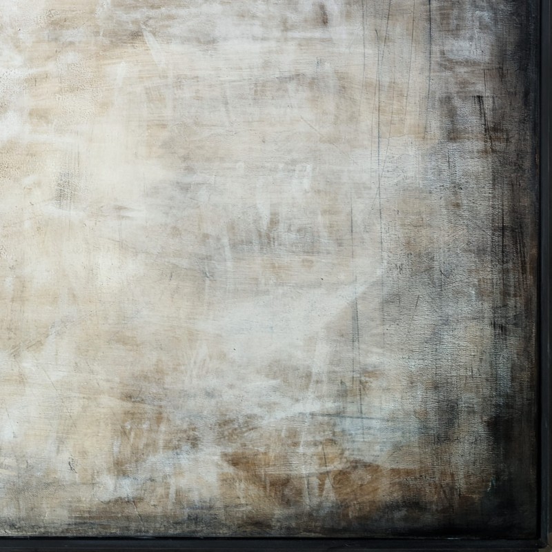obraz olejny - Szary i beż I